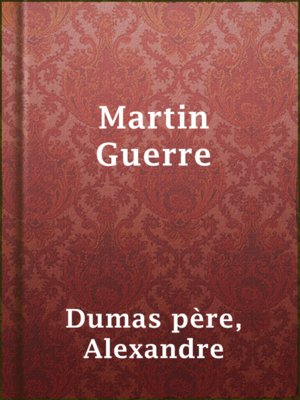 Martin Guerre - ebook